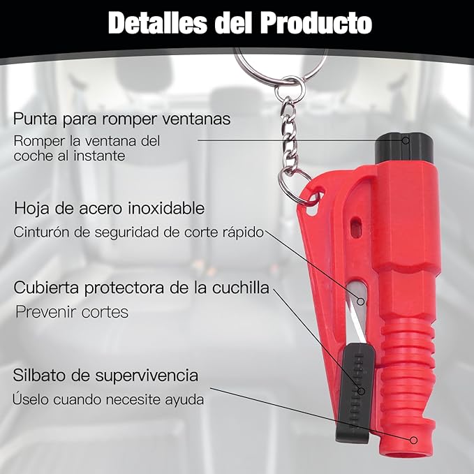 Llavero de Emergencia 3 en 1