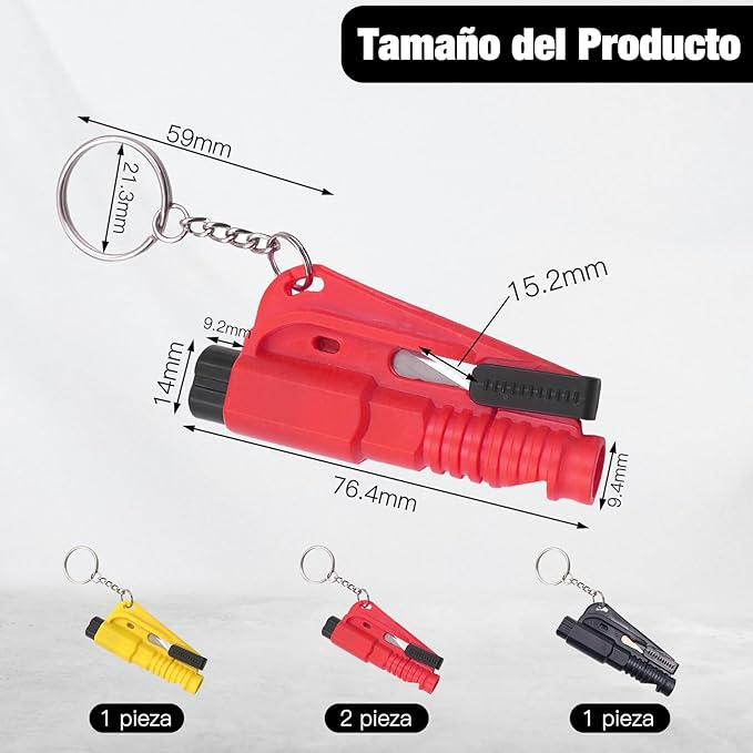 Llavero de Emergencia 3 en 1