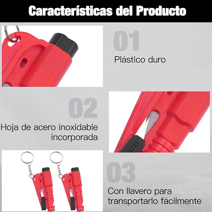 Llavero de Emergencia 3 en 1